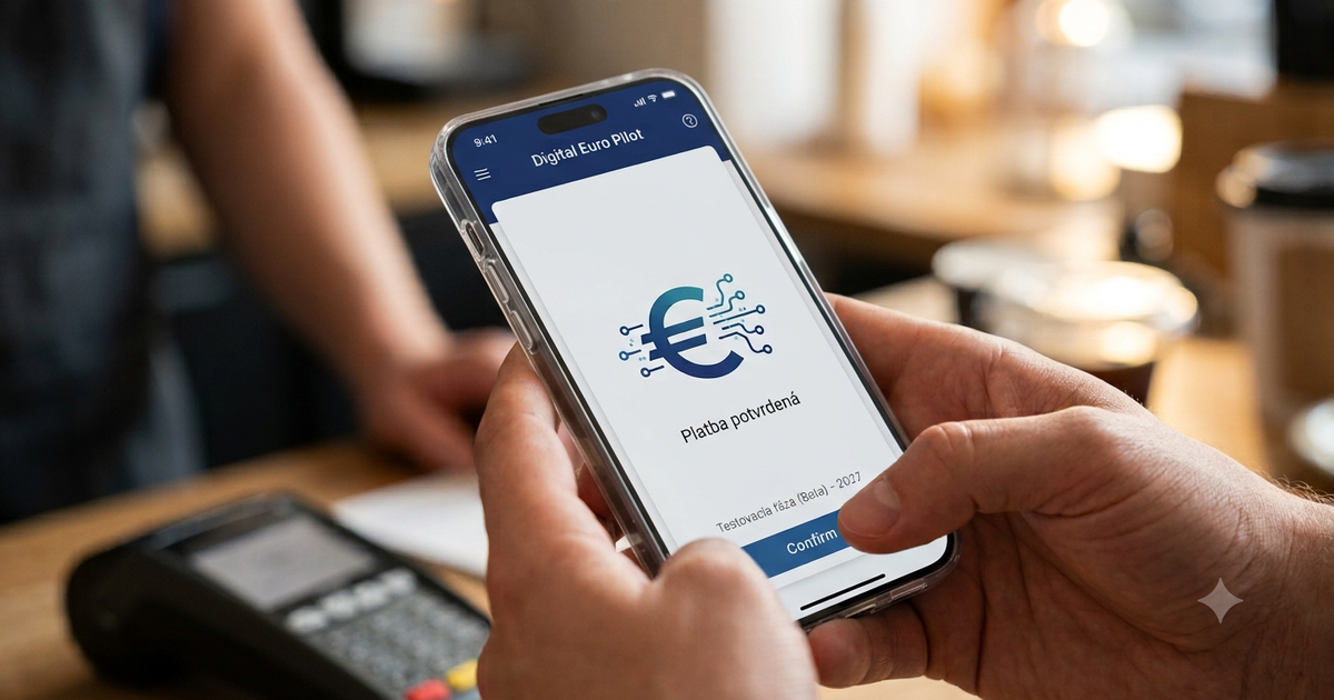 Slovensko bude 12 mesiacov testovať digitálne euro