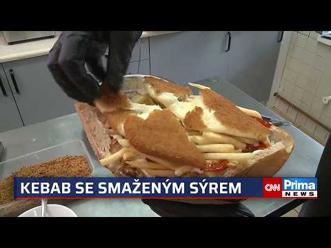 Obří kebab se smaženým sýrem dobývá Jaroměř. Jedna porce nasytí až tři lidi