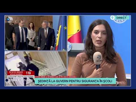 Stirile Kanal D - Sedinta de Guvern pentru siguranta in scoli!