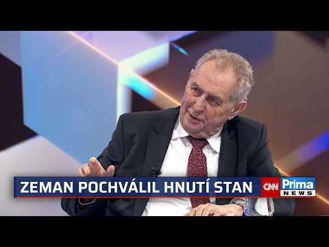 „V životě jsem tohle neudělal.“ Zeman v Partii pochválil STAN, vládu zkritizoval za rozpočet